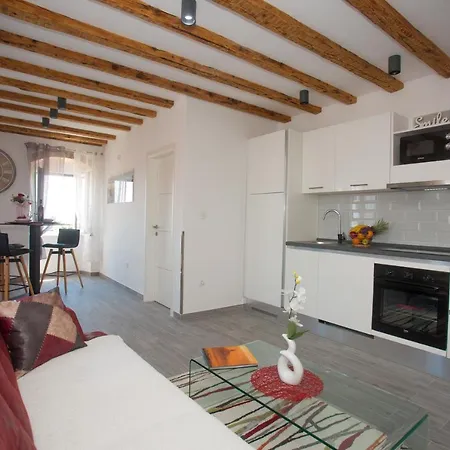 Angela With Old Town View Split